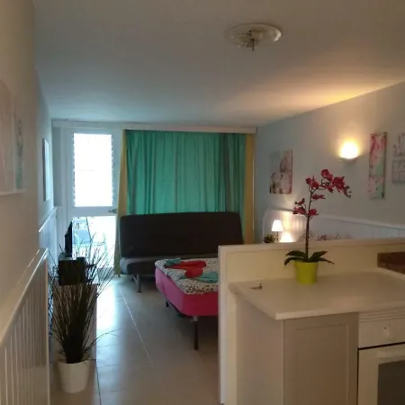 Borinquen With Heated Pool, Only 280 Meters To The Beach, Wifi Apartment Playa de las Americas (Tenerife)